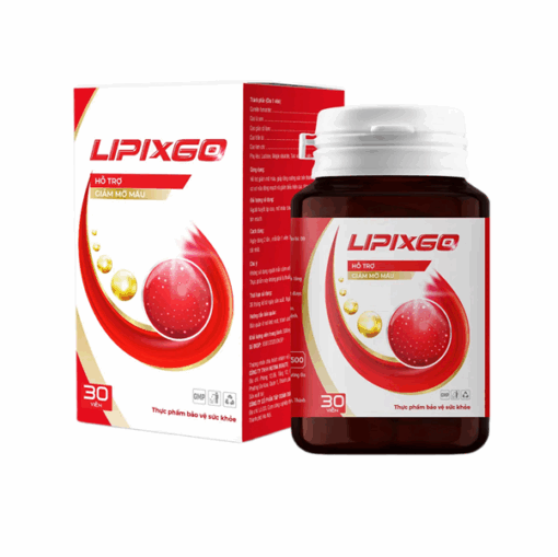 Viên uống hỗ trợ giảm mỡ máu Lipixgo