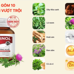 Viên uống Diafinol hỗ trợ cải thiện tiểu đường