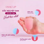 Cốc Nguyệt San Ovacup USA Silicone mềm chống tràn