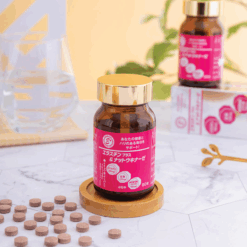 Viên uống Elastin plus & Nattokinase Hokoen hỗ trợ phòng chống đột quỵ - Hộp 80 viên