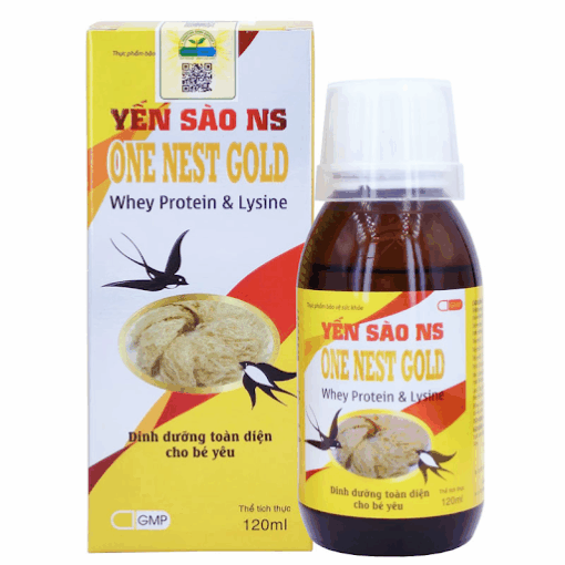 Yến sào NS One Nest Gold cho bé biếng ăn, tăng đề kháng 120ml