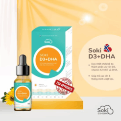 Soki D3+DHA – Tăng Chiều Cao Và Trí Thông Minh Cho Trẻ