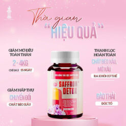 Viên Uống Giảm Cân Saffron Detox Giảm Từ 2kg Đến 4kg