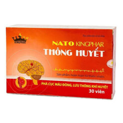 Viên uống Nato Thông Huyết Kingphar hỗ trợ điều trị các căn bệnh tai biến não (3 vỉ x 10 viên)