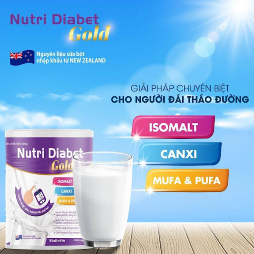 Nutri Diabet Gold 400gr Sữa bột cho người tiểu đường