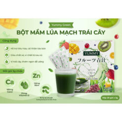 Bột mầm lúa mạch trái cây Yummy hỗ trợ tăng đề kháng