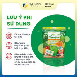 Bột chất xơ Green Morning Smoothie FINE JAPAN từ lúa mạch và rau củ gói 200g