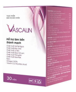 Viên uống Vascalin hỗ trợ trị suy giãn tĩnh mạch, ngăn ngừa sự lão hóa tế bào