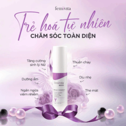 Gel Femivita hỗ trợ tăng cảm hứng, chăm sóc, se khít kháng khuẩn giảm ngứa cô bé