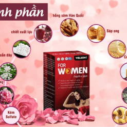 Viên uống Welson For Women hỗ trợ tăng cường sinh lý nữ (Lọ 60 viên)