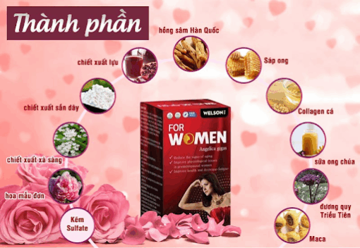 Viên uống Welson For Women hỗ trợ tăng cường sinh lý nữ (Lọ 60 viên)