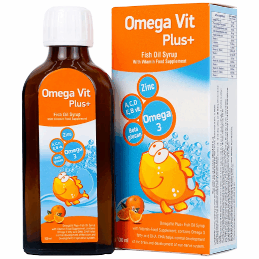 Siro Omega Vit & Vit Plus+ tăng khả năng chống oxy hóa tốt cho não bộ và mắt