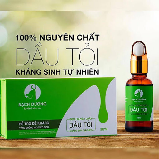 Dầu Tỏi Bạch Dương Organic Tăng Đề Kháng Cho Bé