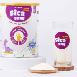 Sữa non Sica Sure Canxi 650g tăng chiều cao cho trẻ từ 3