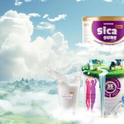 Sữa non Sica Sure Canxi 650g tăng chiều cao cho trẻ từ 3