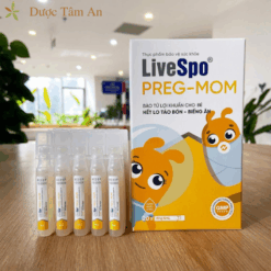 Bào tử lợi khuẩn LiveSpo PREG-MOM bổ sung lợi khuẩn đường ruột (20 ống x 5ml)