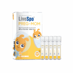 Bào tử lợi khuẩn LiveSpo PREG-MOM bổ sung lợi khuẩn đường ruột (20 ống x 5ml)