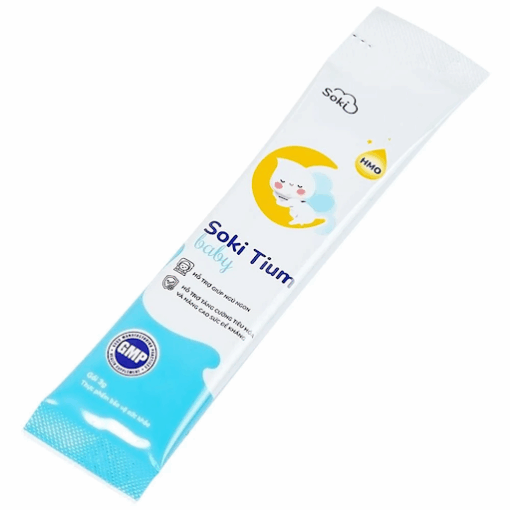 Bột hòa tan Soki Tium Baby (12 gói) Giúp bé ngủ ngon