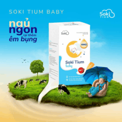 Bột hòa tan Soki Tium Baby (12 gói) Giúp bé ngủ ngon