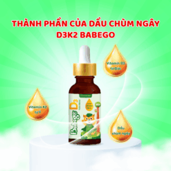 Dầu chùm ngây D3-K2 Babego 10ml từ Đức