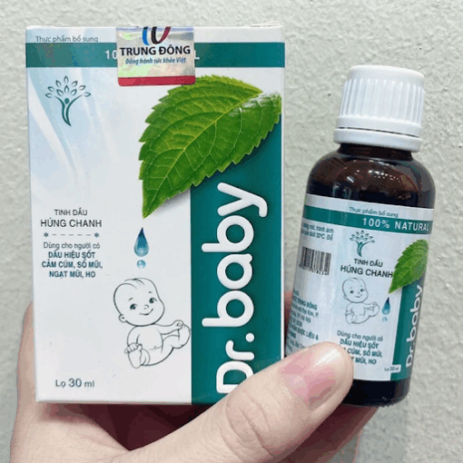 Tinh Dầu Húng Chanh Tía Tô Dr.Baby